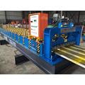 Stainless trapezoidal profile sheetting roll forming machine