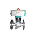 Pneumatic flanged ball valve