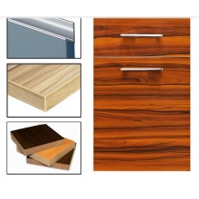 High Glossy Plywood UV Painting Woodgrain Kitchen Cabinet Doors (Any MOQ)