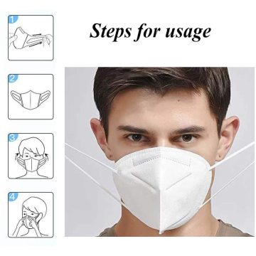 Masque de protection KN 95 standard éviter la pollution respirable allergies aux gaz équipement de sécurité