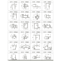 55mm heiße Verkaufsbadezimmertür Aluminiumprofile