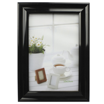 Noir classique 4 x 6 pouces PVC Photo Frame