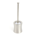 Glass Shape Bottom Toilet Brush & Holder Set