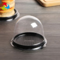 Transparente runde Mini-Mondkuchen-Plastikbox