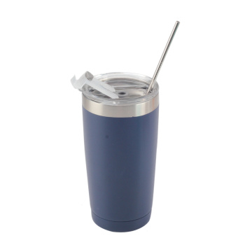 Travel Coffee Mug with Straw