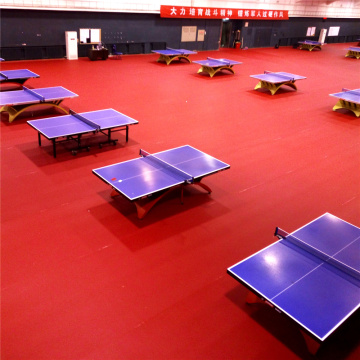 Certification ITTF des sols sportifs en PVC pour tennis de table