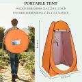 Outerlead Outdoor -Dressing Wechselnde Toilette Pop -up -Zelt