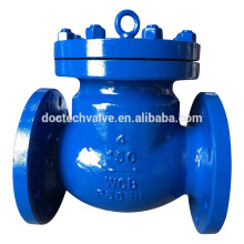 DN100 4" Flange válvula anti-retorno, carcaça de aço de aço /Carbon / 150 LB