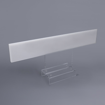 Support de signe de table en plastique transparent en gros