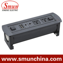 Table Socket DC-6t/2 Desktop Socket Electric Flip Open Mode