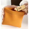 Bolsa de maquiagem à prova d&#39;água de estilhaços marrom-amarelo-marrom