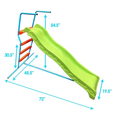 6-фута волнистые задние двора детская площадка крытый открытый детский слайд