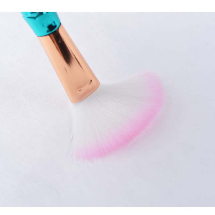 Best Selling 10 Pcs Mermaid Cosmetic Brush Set Fish Tail Makeup Brushes Set Brochas De Maquillaje4 Jpg