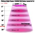 300W alta potência levou planta crescer luz