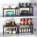 4 Packs Expandable Counter Top Racks for Kitchen