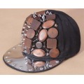 2013 hot sale rock dancer punk hiphop snapback cap hat custom