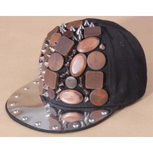 2013 venta caliente roca bailarín hiphop punk snapback tapa sombrero personalizado