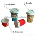 Cup Lids Thermoformimg White Plastic Sheet HIPS