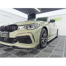 Pet Crystal Khaki Green Car Wrap Film