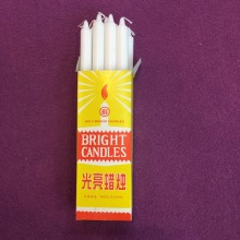 Чистые белые свечи ручной работы без запаха