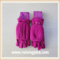 Children's cut finger earflap gloves