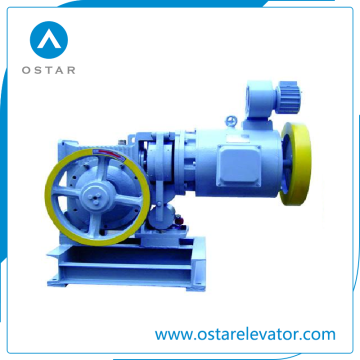 Pequeña máquina de tracción del elevador engranado AC2 de la carga (OS111-YJF120WL)