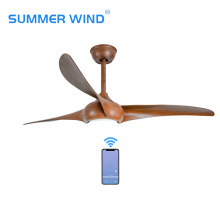 DC smart ceiling fan with bulb