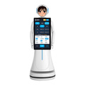 Interactive Talking Robots for Hotel Welcome