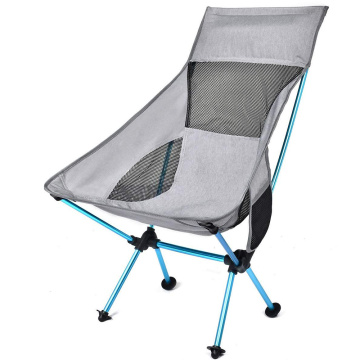 Chaise de camp de sac à dos extérieur portatif avec appui-tête