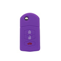 Hot silicone selling car key case for Mazda