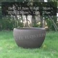 Large Gray Clay Pots For Plants Sale