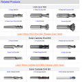 Ferramentas de corte mini afundamento CNC de carboneto para metal