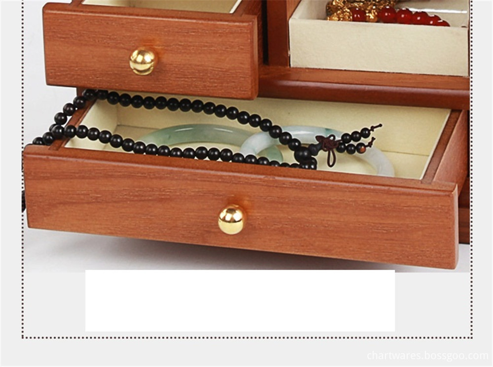 present wooden jewelry cabinet