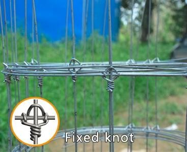 Field Fence Silver Steel Woven Wire