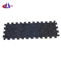 Interlocking gym rubber flooring tiles