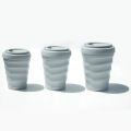 Reusable Silicone Coffee Cup Mug with Lids