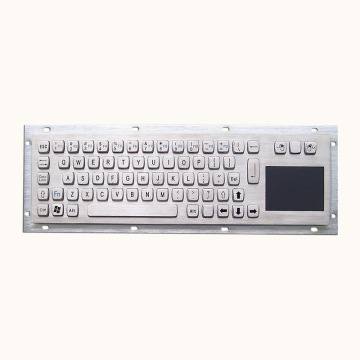 Clavier en métal anglais et arabe avec tapis de souris tactile