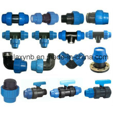 Competitive Light Blue PP Pipe Fittings for Irrigation