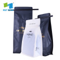 side gusset foil paper coffee bean bag with Valve and zip