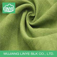 full polyester faux linen fabric for drapery