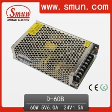 60W 5V 24V Dual Output Switching Power Supply