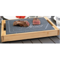 Hot Plate with bamboo frame