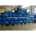 blue color aluminium eyelet 150gsm pe tarpaulin