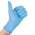 Blue biodégradable grands gants en nitrile