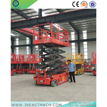 8m Hydraulic Self-propelled Battery Scissor Lift Platform