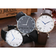 Reloj de promoción para hombre de Japón con banda de cuero