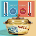 High Borosilicate Glassware Binaural Casseroles For kitchen