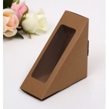 China Custom Kraft Paper Food Packaging Box/Lunch Box/Sandwich Box