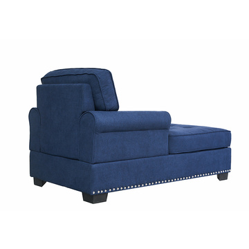 Klassische Leinenstoff Royal Chaise Lounge