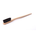 Brosse de roue de lavage de voitures de bois avec une longue poignée